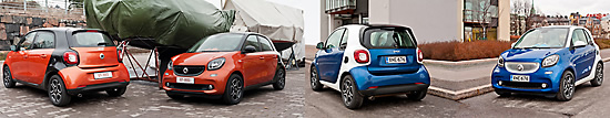Smart Forfour, Smart Fortwo